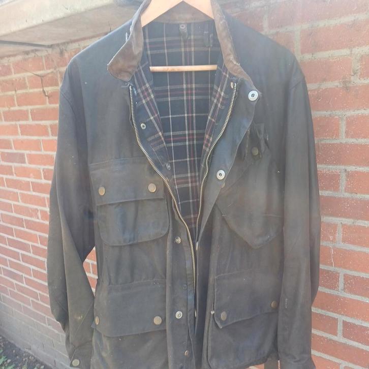 Vintage Barbour International jas & broek set – maat L/EU52, Motoren, Kleding | Motorkleding, Combipak, Heren, Tweedehands, Ophalen of Verzenden