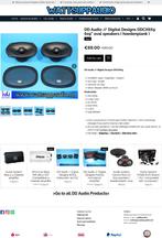 DD Audio // Digital Designs DDCX6X9 6x9'' oval speakers, Auto diversen, Autospeakers, Gebruikt, Ophalen of Verzenden