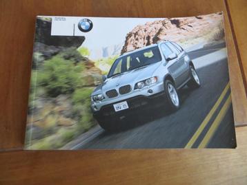 Instructieboek BMW X5 3.0i, X5 4.4i, X5 4.6is, X5 3.0d 2001 beschikbaar voor biedingen