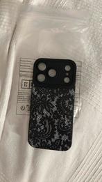 Iphone 17 pro hoesje met kant print zwart cover, Ophalen of Verzenden, Nieuw, IPhone 14 Pro, Frontje of Cover