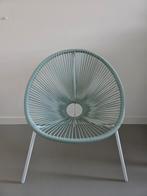 Mintgroene Karwei Haïti stoel - zgan, Tuin en Terras, Tuinstoelen, Ophalen, Zo goed als nieuw