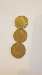 1794 spanje 3 x 1 peseta munten 1966, Postzegels en Munten, Munten | Europa | Niet-Euromunten, Verzenden, Overige landen