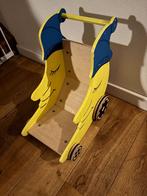 Houten loopwagen maan design, Kinderen en Baby's, Speelgoed | Babyspeelgoed, Ophalen, Gebruikt, Auto, Met wieltjes