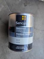 Sencys betonverf zand 0,75l/6m2, Doe-het-zelf en Verbouw, Ophalen, Overige kleuren, Nieuw, Verf