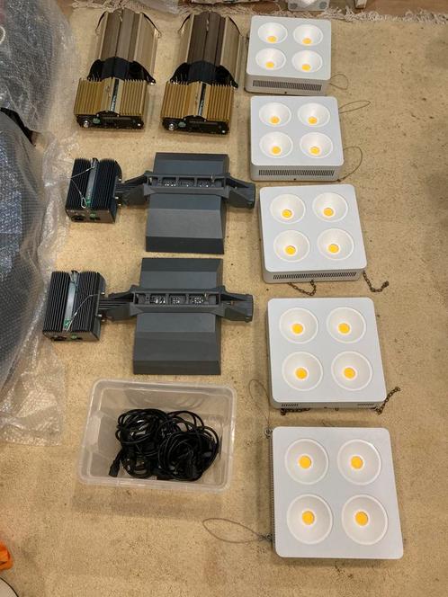 Kweekspullen (dimlux en doublelux LED), Tuin en Terras, Kweekspullen, Zo goed als nieuw, Kweeklamp, Ophalen
