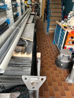 Zgan 6 meter zwarte vlaggenmast, koord in mast, kantelbaar, Diversen, Vlaggen en Wimpels, Ophalen, Zo goed als nieuw