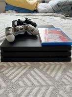 PS4 Pro, Met 2 controllers, Ophalen of Verzenden, Zo goed als nieuw, 1 TB