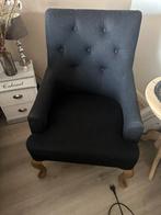 Blauwe fauteuil, Huis en Inrichting, Fauteuils, Ophalen, Zo goed als nieuw, 50 tot 75 cm