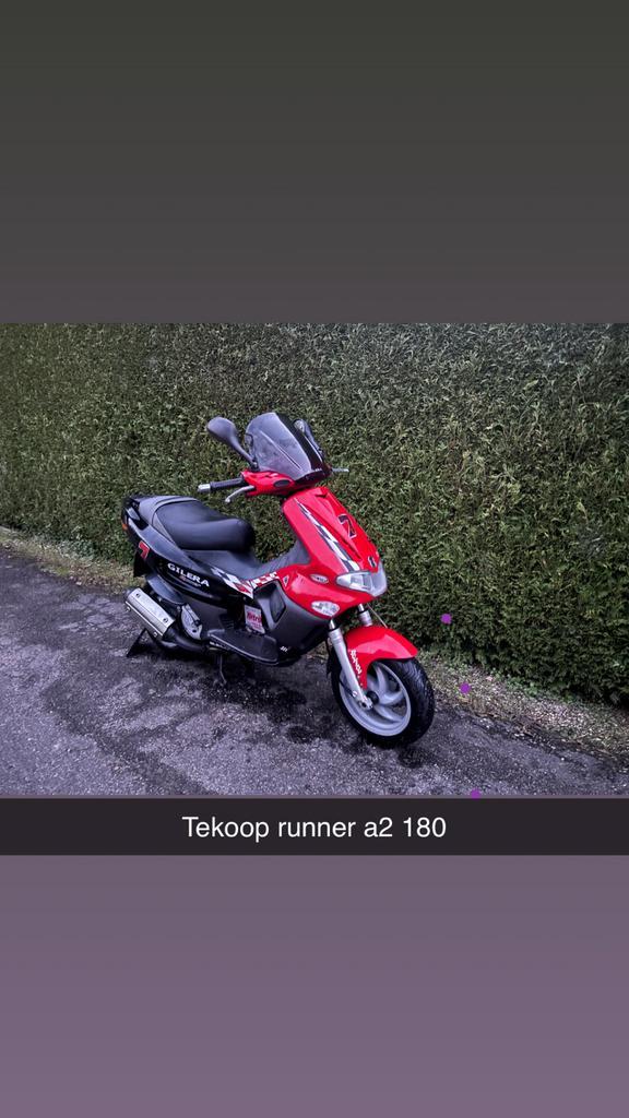 Gilera Runner A2 180cc - Opknapper, Fietsen en Brommers, Brommeronderdelen | Scooters, Gebruikt, Aprilia, Overige typen, Ophalen