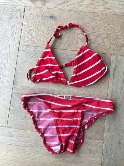 Leuk nieuw rood wit bikini topje gratis broekje Hema 110/116, Kinderen en Baby's, Kinderkleding | Kinder-zwemkleding, Nieuw, Bikinitopje