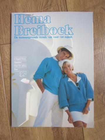 Hema modebreiboek zomer 1987 met 60 modellen/patronen beschikbaar voor biedingen