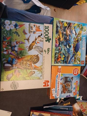 3 leuke puzzels beschikbaar voor biedingen