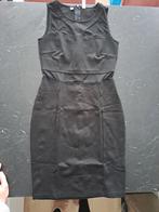 Zwarte cocktailjurk deels see-through, Zwart, Ophalen of Verzenden, Zo goed als nieuw, Maat 36 (S)