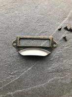 Handgreep apothekerskast etiketgreep handvat ladekast 7 cm, Verburgt Vintage, Nieuw, Ophalen of Verzenden, https://verburgtvintage.nl/#contact