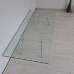 Glazen Tafel met Metalen Poten. Ophalen in IJsselstein, Huis en Inrichting, Tafels | Salontafels, Ophalen