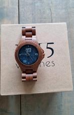 Houten denim dameshorloge van het merk 1915 watches, Overige merken, Overige materialen, Polshorloge, Overige materialen