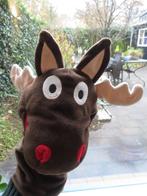 Handpop Eland Rendier hert IKEA poppenkastpop velours, Kinderen en Baby's, Ophalen of Verzenden, Zo goed als nieuw, Overige typen