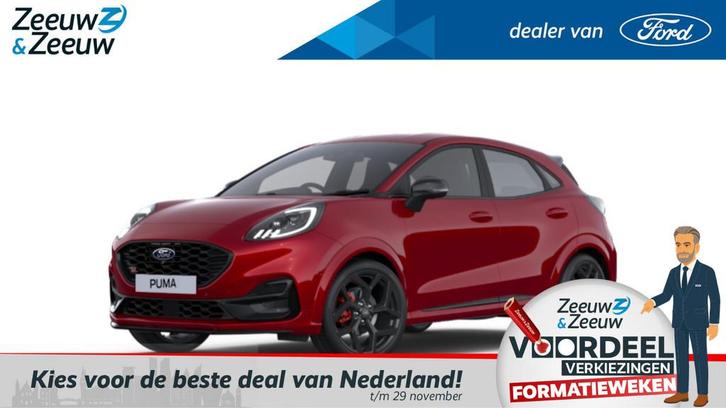 Ford Puma 1.0 EcoBoost Hybrid ST | Nieuw te bestellen | Prij, Auto's, Ford, Bedrijf, Te koop, Puma, 360° camera, ABS, Achteruitrijcamera