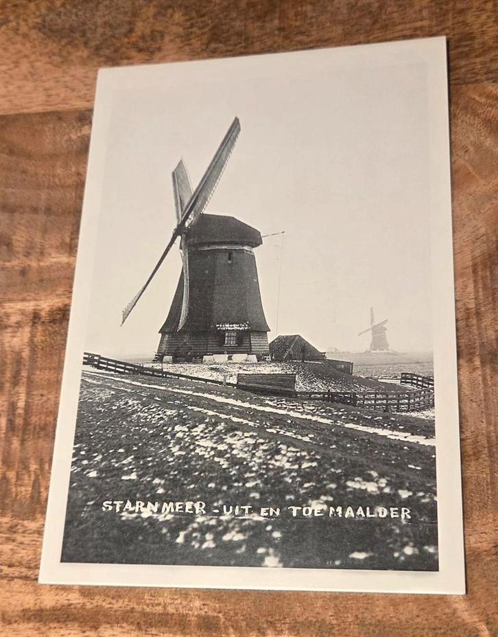 Westerbovenmolen van de Starnmeer, Verzamelen, Ansichtkaarten | Nederland, Ongelopen, Noord-Holland, Verzenden