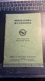 Operators Handbook Twin Wasp B en Twin Wasp Junior, Ophalen of Verzenden, Zo goed als nieuw, Boek of Tijdschrift