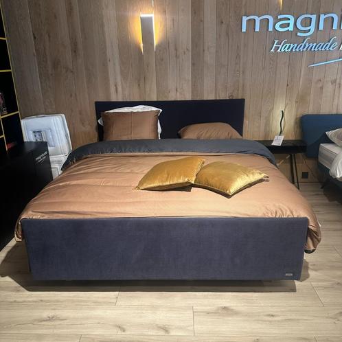 Magnitude Quadra Boxspring - 180x210cm, Huis en Inrichting, Slaapkamer | Bedden, Nieuw, Tweepersoons, 180 cm, 210 cm, Stof, Blauw
