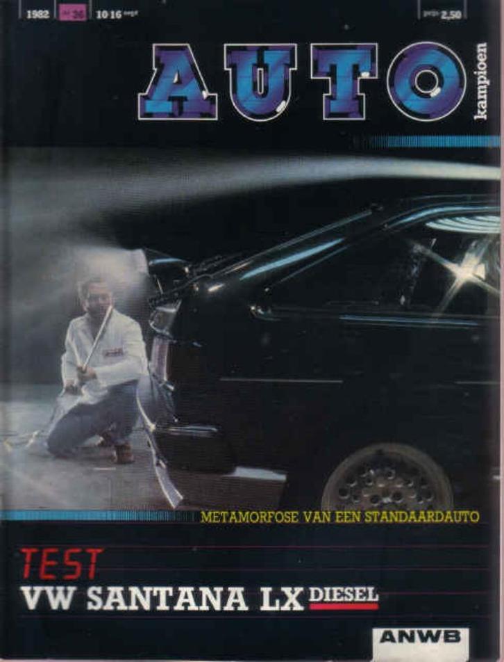 Autokampioen 36 1982 : VW Santana LX - Volvo 360 GLT - Kamei, Boeken, Auto's | Folders en Tijdschriften, Gelezen, Algemeen, Ophalen of Verzenden