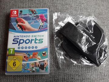 Nintendo Switch Game Nintendo Switch Sports + Beenband  beschikbaar voor biedingen