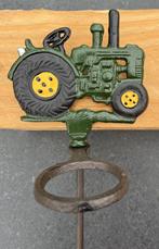 Metalen regenmeter met gietijzeren tractor groen RM141, Tuin en Terras, Robanjer Tuindecoratie, Nieuw, Ophalen of Verzenden, Info@robanjer.nl