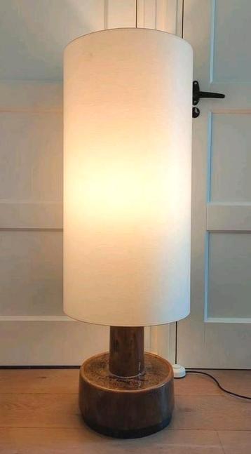 Grote keramieken vloerlamp Dijkstra lamp vintage vloerlamp  beschikbaar voor biedingen