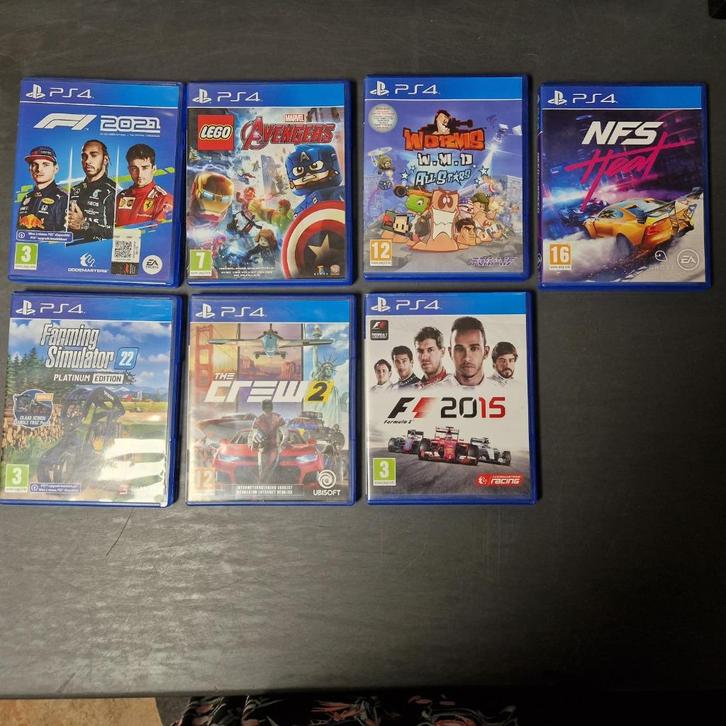 Spellen Playstation PS4 (7 stuks - vanaf €5,-), Spelcomputers en Games, Games | Sony PlayStation 4, Zo goed als nieuw, Racen en Vliegen