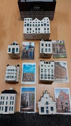 KLM huisjes met de bijbehorende flyer en een KLM tasje, Verzamelen, KLM Huisjes, Ophalen of Verzenden, Nieuw, 81 t/m 91, Gevuld