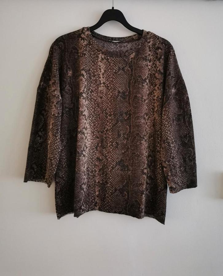 ZARA zachte trui mt. S/M, Kleding | Dames, Truien en Vesten, Zo goed als nieuw, Maat 36 (S), Bruin, Verzenden
