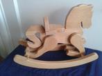 Blank houten HOBBELPAARD voor POP of BEER, Ophalen of Verzenden, Zo goed als nieuw, Pop