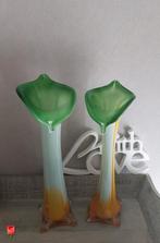 2 Vintage Calla lelie vazen, Ophalen of Verzenden