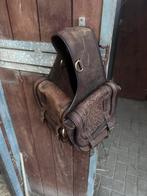 Zadeltas leer zadeltassen zadel tassen western, Ophalen of Verzenden, Zo goed als nieuw, Western