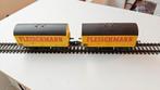 2x Fleischmann H0 5750 Goederenwagons, Gebruikt, Gelijkstroom, Fleischmann, Wagon