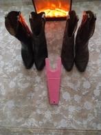 Bruine & zwart leren cawboylaarzen maat 42, Ophalen of Verzenden, Gedragen, Bruin