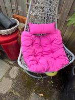 Hangstoel met kussen voor tuin, Ophalen of Verzenden, Gebruikt