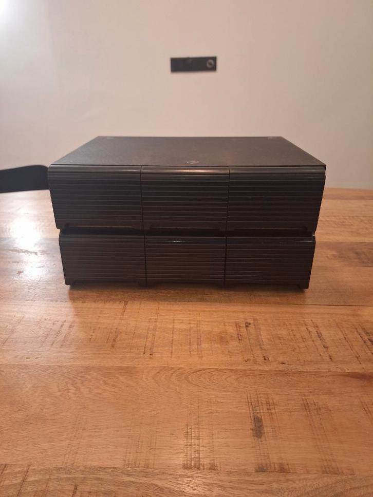 Cassettebandjes in opbergbox - 35 stuks, Cd's en Dvd's, Cassettebandjes, Ophalen of Verzenden