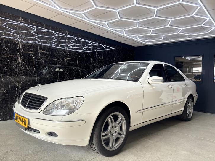 Mercedes-Benz S-Klasse 320 (bj 2001, automaat), Auto's, Mercedes-Benz, Bedrijf, Te koop, S-Klasse, ABS, Airbags, Airconditioning