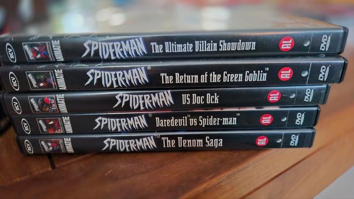 Spider-Man 5 DVD Box - Ultieme Schurken!, Cd's en Dvd's, Dvd's | Tekenfilms en Animatie, Gebruikt, Europees, Tekenfilm, Boxset