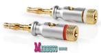 Banaanstekker, Bananen plug, Banana pluggen, Speakerplug, 2x, Nieuw, Info@marbeco.nl, Minder dan 2 meter, Ophalen of Verzenden