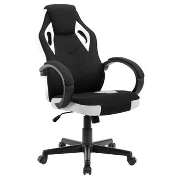 Gamingstoel – met Armleuningen - 360 Draaiend - Wit beschikbaar voor biedingen