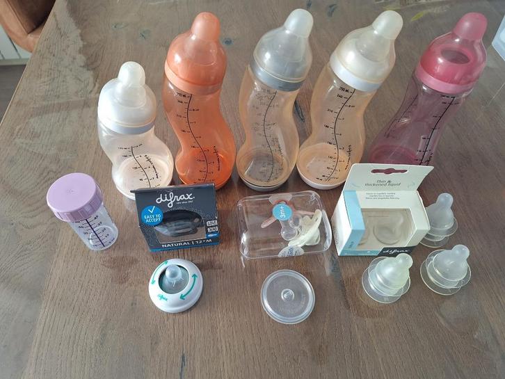 Difrax flessenset, Kinderen en Baby's, Babyvoeding en Toebehoren, Zo goed als nieuw, Overige typen, Ophalen