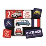 Citroen 2cv magneet set | 9 magneetjes | nieuw, Nieuw, Auto's, Ophalen of Verzenden