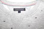 Tommy Hilfiger sweater trui grijs logo alloverprint maat 164, Trui of Vest, Ophalen of Verzenden, Jongen, Tommy Hilfiger