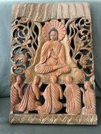 Boeddha houtsnijwerk, Gebruikt, Ophalen of Verzenden