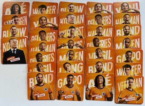 AH voetbalplaatjes / onderzetters / spel NL elftal EK 2024, Verzamelen, Supermarktacties, Albert Heijn, Ophalen of Verzenden