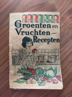 Groenten en vruchten recepten; mejuffrouw E. Plate, leerares, Boeken, Ophalen of Verzenden, Gelezen, Nederland en België
