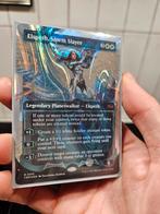 Elspeth, Storm Slayer HALO FOIL (MTG Tarkir Dragonstorm), Ophalen of Verzenden, Zo goed als nieuw, Losse kaart, Foil